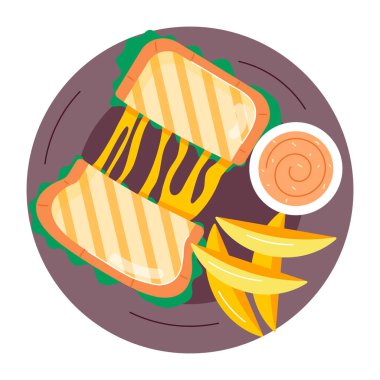 Düz bir sosisli etiketi.