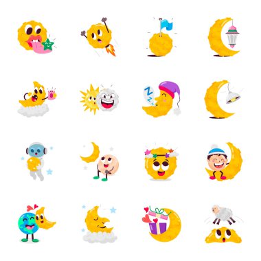 Şirin Ay Etiketleri Koleksiyonu