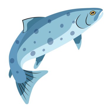 Düz bir ton balığı simgesi.