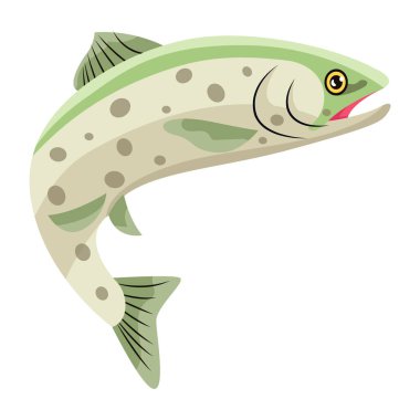 Düz bir ton balığı simgesi.