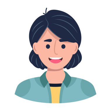 Şok olmuş bir çocuğun yüzünü gösteren düz simge