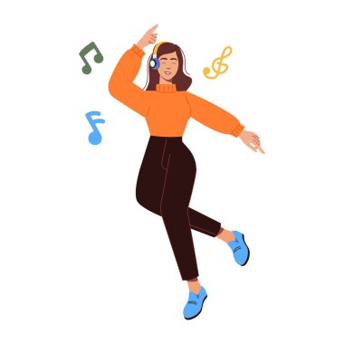 Çay içen kadınları gösteren düz karakter çizimi.