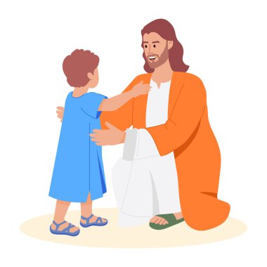 İsa 'nın yemeğinin düz bir çizimi.