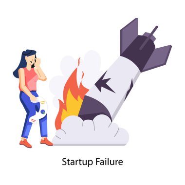 Başlangıç takım illüstrasyonu düz biçimli