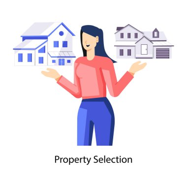 İstemci ile satıcı temsilcisinin düz bir çizimi