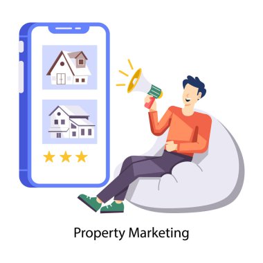 İstemci ile satıcı temsilcisinin düz bir çizimi