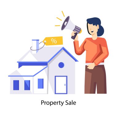 İstemci ile satıcı temsilcisinin düz bir çizimi