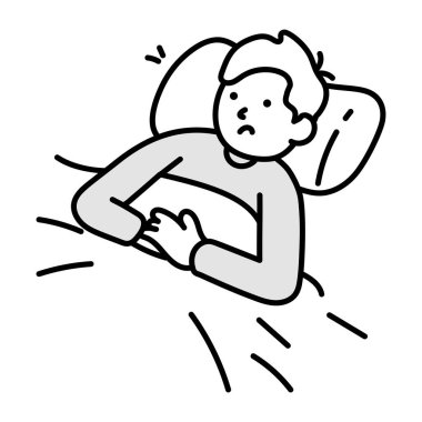 Eksik bir tabelayı tutmanın karalama tarzı simgesi