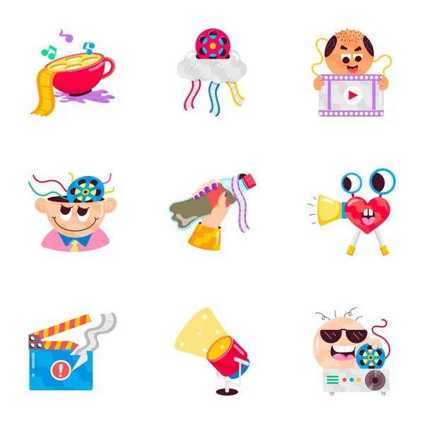 Sinema ve Çokluortam Düz Etiketleri