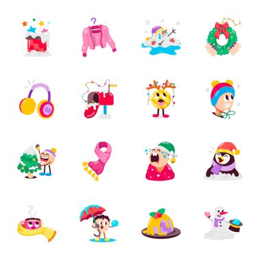 Kış Festivali Etiketleri