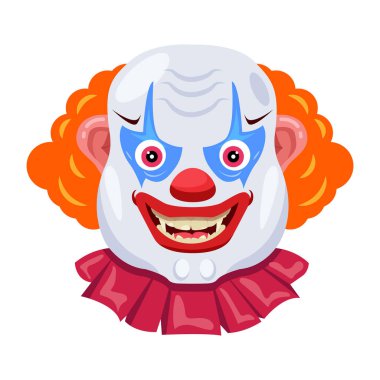 Küpe takan tüyler ürpertici ifadeleri olan kötü karakter.