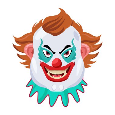 Küpe takan tüyler ürpertici ifadeleri olan kötü karakter.