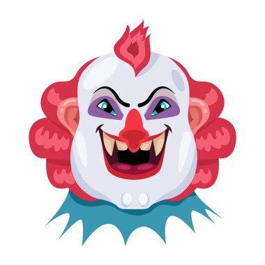 Küpe takan tüyler ürpertici ifadeleri olan kötü karakter.