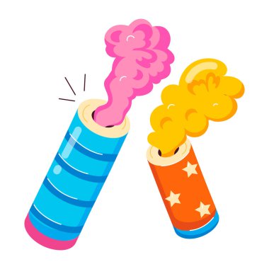 Mutlu Holi 'nin düz çıkartmasına bak.