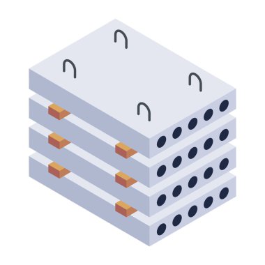 Madencilik taşıyıcısının izometrik simgesini düzenlemek kolay