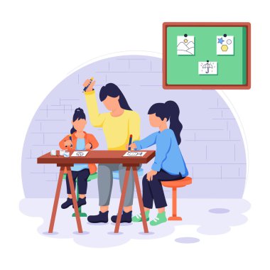 Matematik sınıfının düz çizimlerine bak