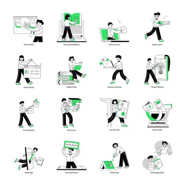 Kullanışlı Mesafe Öğrenme Doğrusal Mini Resimleri