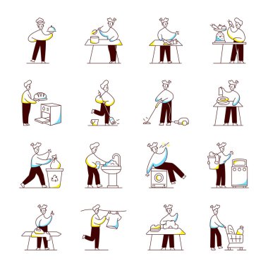 Ev İşi Koleksiyonu Çizim Çizimleri