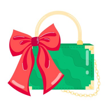 Bu güzel, düz inci çanta etiketini al.