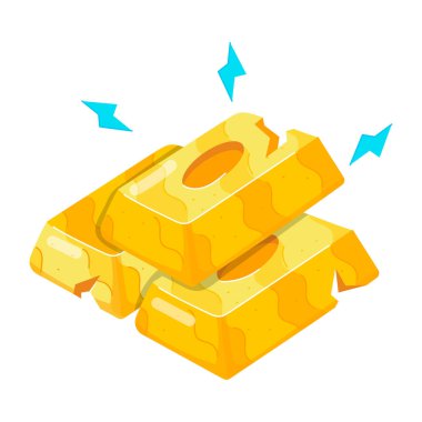 Düz stil bir banknot çıkartması.