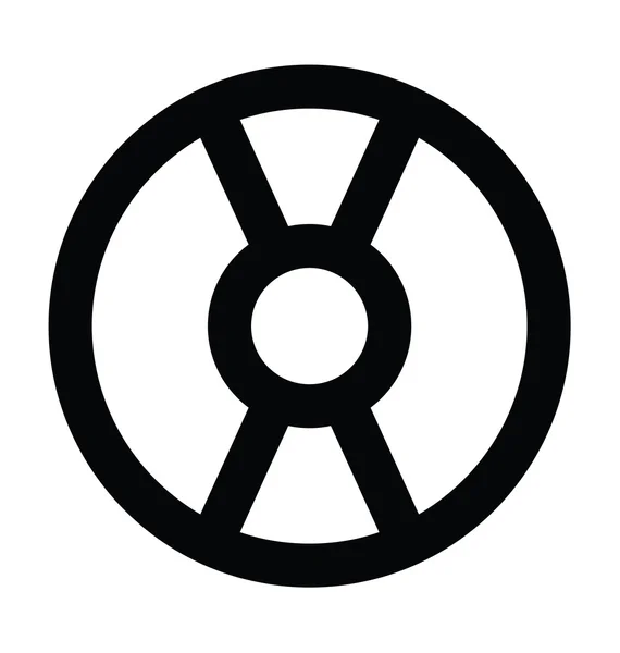 Icono de línea audaz de Cd — Vector de stock
