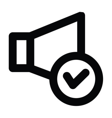 Kalın satır simgesi ses kontrol