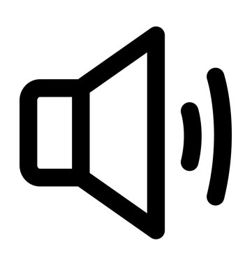 ses kalın satır simgesi