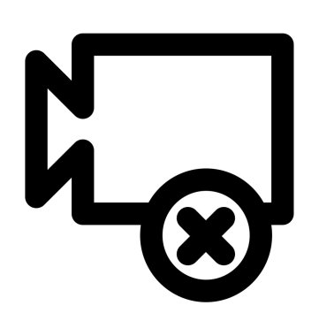 Kamera kalın satır simgesini Kaldır