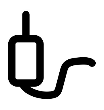 Jack kablo kalın satırı simgesi