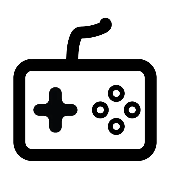 Gamepad audaz línea icono — Archivo Imágenes Vectoriales