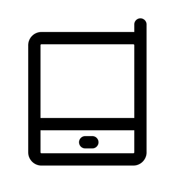 Icono de línea audaz de la tableta — Vector de stock