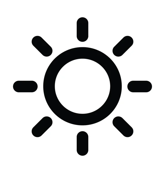 Sun Bold Lin Iecon — vektorikuva