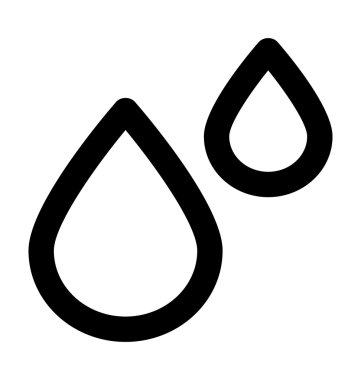 Damla kalın satırı simgesi