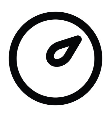 Pusula kalın satırı simgesi