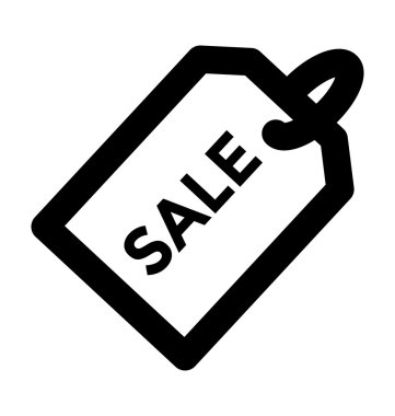 Satılık Pansiyon kalın satır vektör simgesi