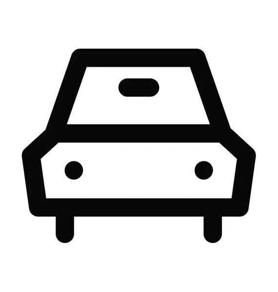 Hatchback Bold Line Vector Icono — Vector de stock