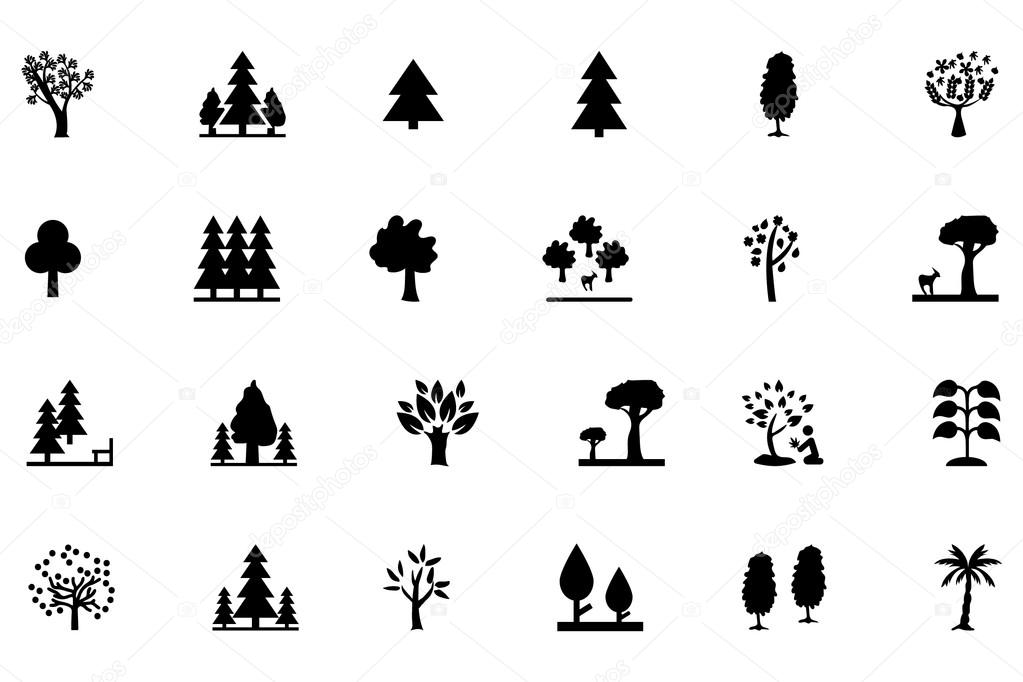 Forest Vector Solid Icons 2
