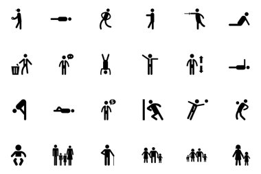 Human Vector Icons 4 clipart