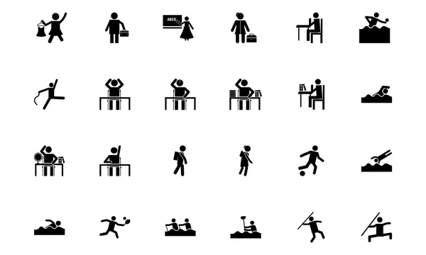 İnsan vektör simgeler 18