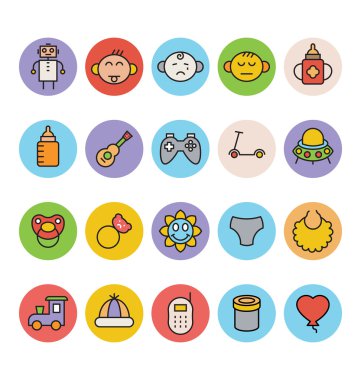 Bebek vektör simgeler 5