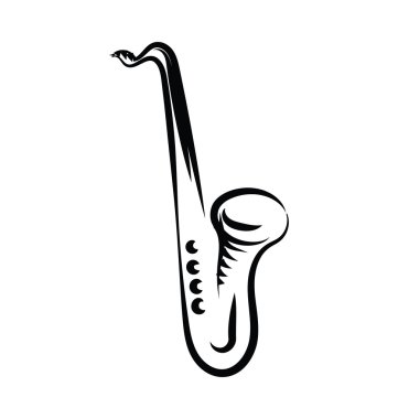 Saxophone Vector Icon clipart