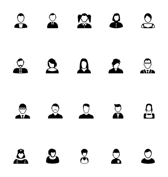 Beroep Avatar Vector pictogram 2 — Stockvector