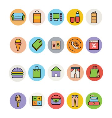 Vektör simgeler 6 alışveriş