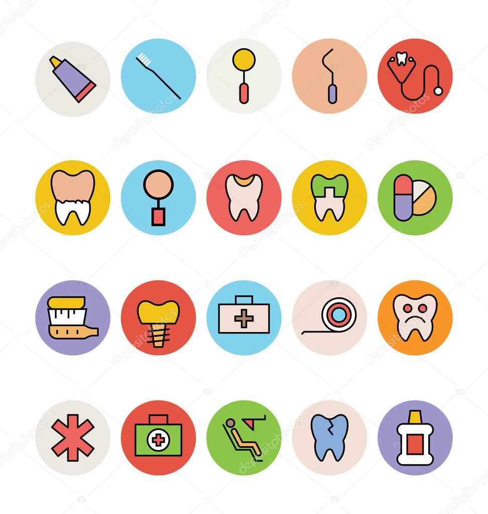 Dental Vector Icons 3
