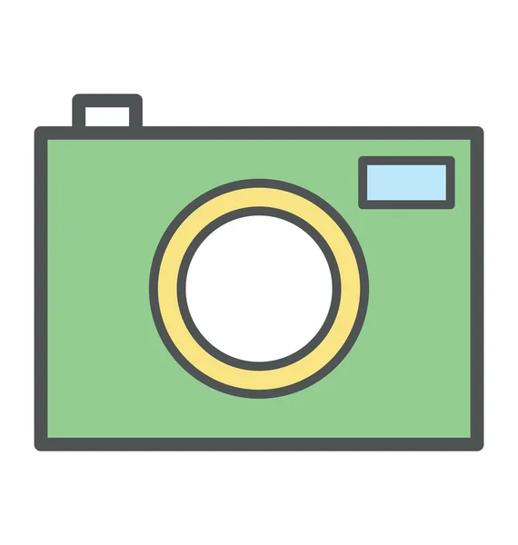 Camera Bold Icon Illustration — Stock Vector