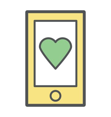 Telefon düz simge tasarlamak