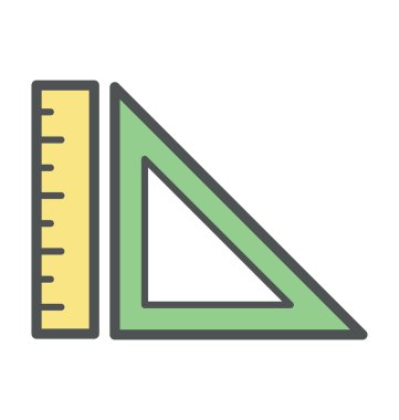 Geometri kalın simge tasarlamak