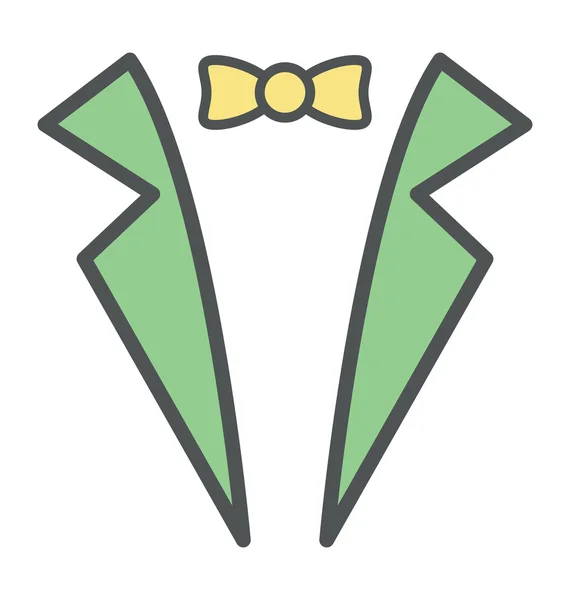 Slips Bow platt ikon Illustration — Stock vektor