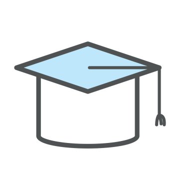 Kolej kalın simge tasarlamak