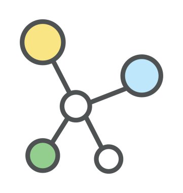 Molekül kalın simge tasarlamak